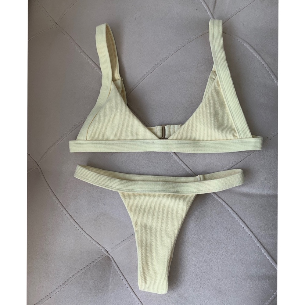 Kira Swim Pale Yellow Bikini Set